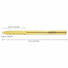 Picture of PANA 3/32" Cuticle Clean Nail Carbide Bit for Professional, Nail Salon, Nail Trimmer, Under Nail Cleaner, Electric Drill Machine, Manicure Tools (Gold-UNC, Fine)