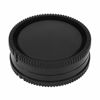 Picture of Haoge Camera Body Cap and Rear Lens Cap Cover Kit for Sony E NEX Mount Camera Lens Such as a5100 a6000 a6100 a6400 a6500 a6600 A7 A7R A7S A7II A7RII A7SII A7III A7RIII A7RIV A9 A9II FS5 FS7 VG30