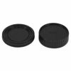 Picture of Haoge Camera Body Cap and Rear Lens Cap Cover Kit for Minolta SR MD MC Mount Camera Lens Such as SR-2, SR-7, SR-T 101, XK, XM, X-1, XE-5, XE, XE-1, XE-7, XD-7, XD-11, XG-M, X-500, X-570, X-700