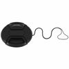 Picture of Haoge 77mm Center Pinch Snap On Front Lens Cap Cover with Cap Keeper for Canon Nikon Sony Fujifilm Sigma Tamron and Other 77mm Filter Thread Lens