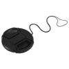 Picture of Haoge 72mm Center Pinch Snap On Front Lens Cap Cover with Cap Keeper for Canon Nikon Sony Fujifilm Sigma Tamron and Other 72mm Filter Thread Lens