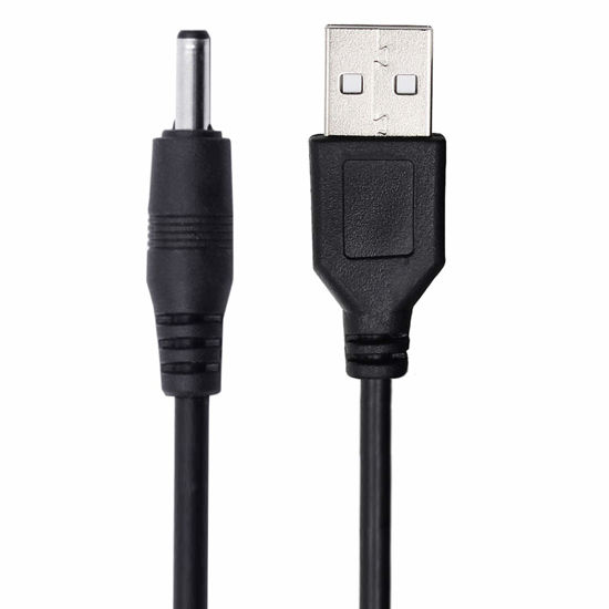 Picture of Book Light Charger Cord, Replacement USB Charger Power Cord Cable Compatible with Vont LED Clip On Reading Light Book Light