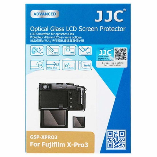 Picture of Anti-Scratch Tempered Glass Camera Screen Protector Kit for Fujifilm X-Pro3 Mirrorless Camera (Big + Small Glass Screen Protector)