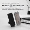 Picture of KLEVV R1 External Portable SSD 1TB Read/Write Up to 1000MB/s USB 3.2 Gen2 10Gbps for Type A & C 3D NAND Flash