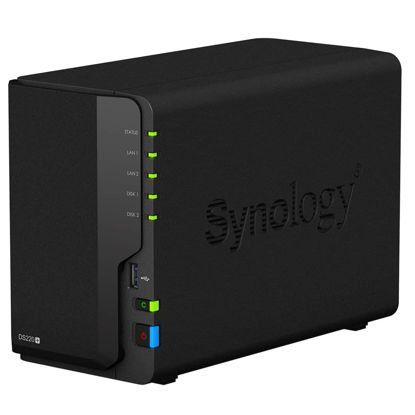 Picture of Synology DS220+ 2-Bay 8TB Bundle with 2X 4TB IronWolf HDD by Easy-Tecs