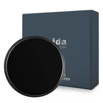 Picture of Haida Adjustable Filter for Camera Multi-Coating Variable ND Waterproof Scratch Resistant Filter Pro II Nano Coating Optical Glass Neutral Density SLR Photographic Filter (77mm)