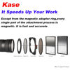 Picture of Kase Armour Magnetic Filters Set CPL/ND64, S-GND0.9, 77/82mm Adapter Rings, 67/72-82mm Screwed in Step-up Rings, Cap, Bag (3 Pcs Filters, 4 Adapter Rings, 1 Bag, 1 Cap.)