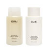 Picture of OUAI Medium Shampoo + Conditioner Set - Nourishes with Babassu and Coconut Oils, Strengthens with Keratin & Adds Shine with Kumquat Extract - Free of Parabens, Sulfates & Phthalates - 10 fl oz Each