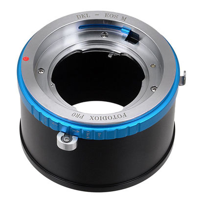 Picture of Fotodiox Pro Lens Mount Adapter with Aperture Control Ring - Deckel-Bayonett (Deckel Bayonet DKL) Mount Lenses to Canon EOS M (EF-m Mount) Camera Bodies; fits EOS M, M2 Digital Mirrorless Camera