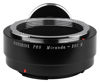 Picture of Fotodiox Pro Lens Mount Adapter - Miranda (MIR) Mount Lenses to Canon EOS M (EF-m Mount) Camera Bodies, fits EOS M, M2 Digital Mirrorless Camera