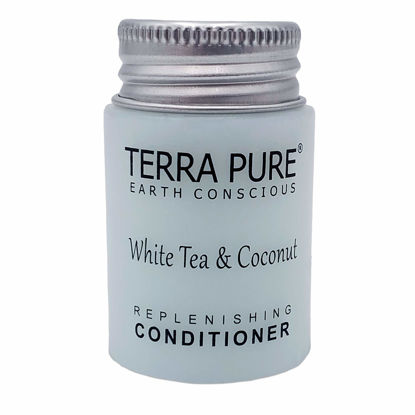 Picture of Terra Pure White Tea & Coconut Conditioner, Travel Size Hotel Amenities, 1 oz. (Case of 100)