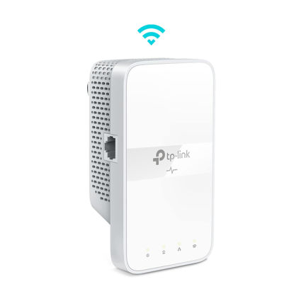 Picture of TP-Link Powerline Wi-Fi Extender (TL-WPA7617) - AV1000 Powerline Ethernet Adapter with AC1200 Dual Band Wi-Fi, Gigabit Port, Passthrough, OneMesh, Ethernet Over Power, Plug & Play, Add-on Unit