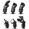 Picture of Godox AK-R1 Flash Light Accessories Kit with Godox S-R1 Flash Round Head Adapter for Godox TT685 V860II V860III V350 TT600 TT350 V850II Speedlights and Compatible with Canon Nikon Sony Fuji Flashes