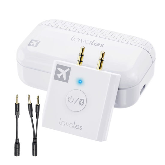 Airplane Bluetooth Adapter for Wireless Headphones/Earbuds