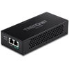 Picture of TRENDnet Gigabit PoE++ Injector, Convert A Non-PoE Port To A PoE++ Gigabit Port, PoE (15.4W), PoE+ (30W), Or PoE++ (95W), Up to 100m (328 ft), Integrated Power Supply, Black, TPE-119GI