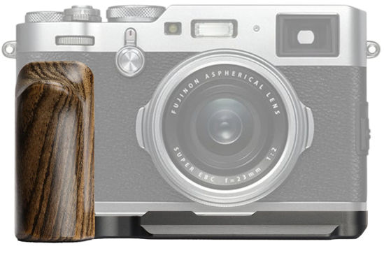 Picture of WEPOTO X100V Hand Grip Quick Release Plate L Bracket Compatible with Fujifilm X100V Camera,Aluminium Bocote-1010