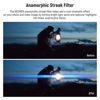 Picture of NEEWER 77mm Blue Streak Filter, HD Optical Glass 360° Rotatable Anamorphic Flare Special Effects Lens Filter, 28 Layer Multi Resistant Coated Aluminum Alloy Frame