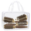 Picture of Olivia Garden Nano Thermic Ceramic + Ion Round Thermal Hair Brush kit contains NT-54, NT-44, NT-34, NT-24 (4-Piece Bag)