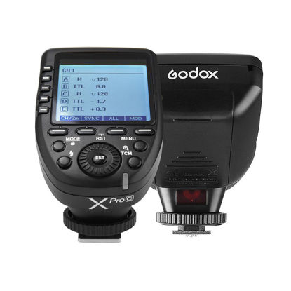 Picture of Godox Xpro-C E-TTL II Flash Trigger Transmitter Compatible with Canon EOS Series Cameras Compatible with Godox Series Camera Flashes and Studio Flashes