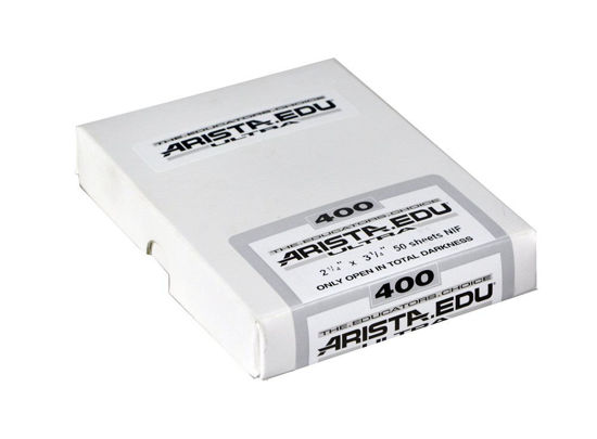 Picture of Arista EDU Ultra 400 ISO Black & White Film, 2.25x3.25, 50 Sheets