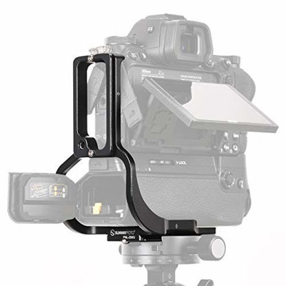 Picture of SUNWAYFOTO PNL-Z6IIG Custom L-Bracket for Nikon Z6II Z7II with Battery Grip MB-N11 Arca RRS Compatible