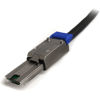 Picture of StarTech.com 2m External Mini SAS Cable - Serial Attached SCSI SFF-8088 to SFF-8088 - 2x SFF-8088 (M) - 2 meter, Black (ISAS88882)