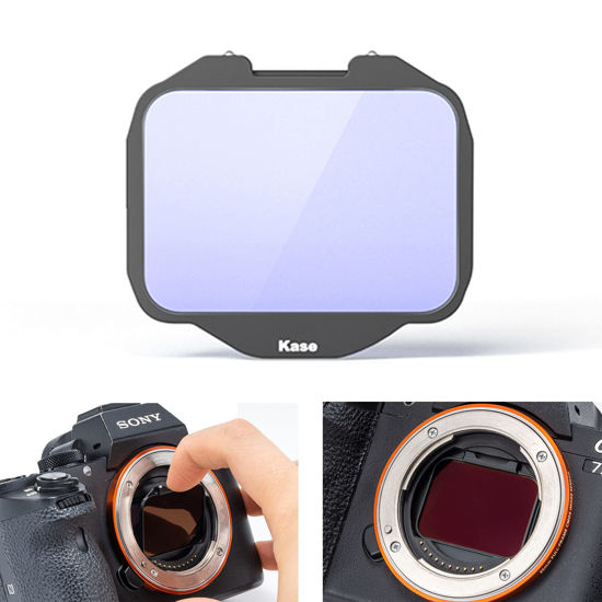 Picture of Kase Clip-in Neutral Night Light Pollution Reduction Filter,Built-in Camera Clear-Night MC Filter for Sony A7/A7III/A7RIII/A7R/A7S/A9/FX3 Camera for Night Sky/Star