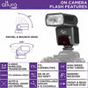 Picture of Camera Flash Light Altura Photo AP-305S for Sony A7III A7II A7 A7RIV A7RIII A7RII A7R A7SII A7S A6600 A6500 A6400 A6300 A6100 A6000 A5100 A5000 A9-2.4GHz TTL Speedlite for Mirrorless Cameras