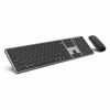 Picture of Multi-Device Bluetooth Keyboard and Mouse - Jelly Comb Full Size Ultra Thin Rechargeable 2.4G Wireless Bluetooth Keyboard Mouse Combo, Compatible for Mac OS/iOS/Windows/Android KM62-3