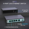 Picture of SODOLA 5 Port 2.5G Ethernet Switch with 10G SFP, 5 x 2.5G Base-T Ports, Plug & Play, Fanless Metal 2.5GbE Unmanaged Network Switch