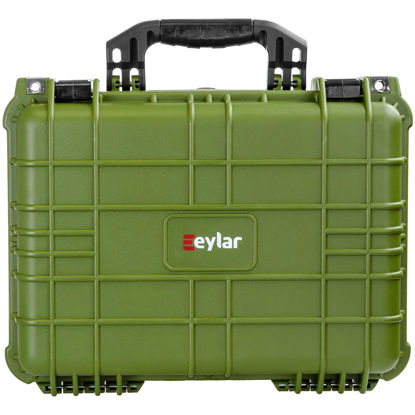 Picture of Eylar Standard 16" Gear, Equipment, Hard Camera Case Waterproof with Foam TSA Standards (Green)