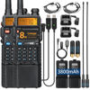 Picture of BAOFENG UV-5R 8W High Power Ham Radio Dual Band Portable Two Way Radio Long Range Rechargeable Handheld Radio (Black-2Pack)