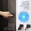 Picture of BORHOOD Biometric Fingerprint Door Lock,Keyless Smart Door Lock,Mechnical Handle Lock Suitable for Home, Hotel,Apartment,School & Interior Door