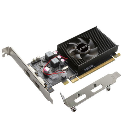 Picture of QTHREE Radeon HD 6570 Graphics Card,Dual HDMI,1GB,GDDR3,64-Bits,Low Profile Computer GPU,Desktop Video Card for PC Gaming,DirectX 11,PCI-Express 2.0 X16