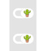 Picture of Cute Cactus Webcam Cover Slide for MacBook, Desktop, Laptop, PC, iPad, iPhone - 2 Pack