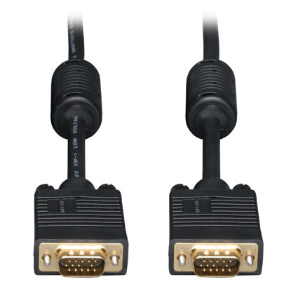 Picture of Tripp Lite VGA Coax Monitor Cable, High Resolution cable with RGB coax (HD15 M/M) 6-ft.(P502-006)
