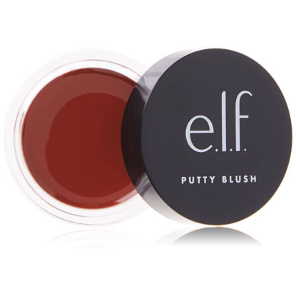 Picture of e.l.f. Putty Blush, Creamy & Ultra Pigmented Blush For Natural Glow, Infused with Argan Oil & Vitamin E, Vegan & Cruelty-Free, Bali, 0.35 Oz (10g)