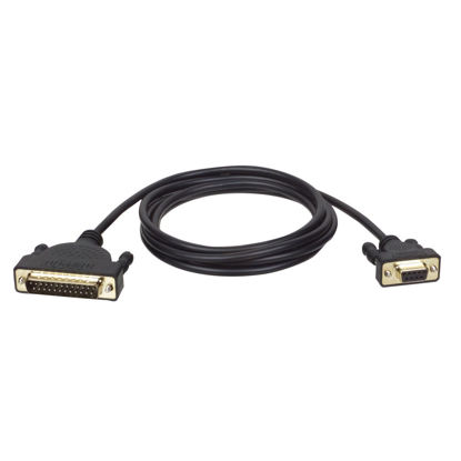 Picture of Tripp Lite AT Serial Modem Gold Cable (DB25 to DB9 M/F) 6-ft.(P404-006)