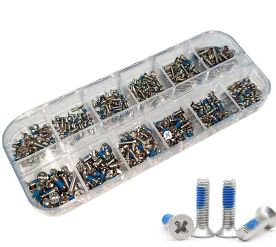 Picture of Persberg 360pcs 12size Laptop Notebook Tiny Computer Replacement Electronic Screws Assortment Kit Silver,M2 M2.5 M3,for Lenovo Toshiba Gateway Samsung HP IBM Dell Sony Acer Asus HardDisk SATA SSD(11)