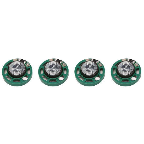 Picture of CAMILIA 0.25 W 32 Ohm Plastic 4 Magnetic Speaker with 27 mm Diameter Green + Silver