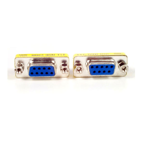 Picture of StarTech.com Slimline DB9 Serial Gender Changer - F/F - Serial gender changer - DB-9 (F) to DB-9 (F) - GC9SF