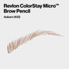 Picture of Revlon ColorStay Micro Eyebrow Pencil with Built In Spoolie Brush, Infused with Argan and Marula Oil, Waterproof, Smudgeproof, 452 Auburn (Pack of 1)