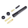 Picture of Keenso 80mm/120mm Black Carbon Fiber Screw Aluminum Car Short Radio Antenna Set Universal Aluminum Receiving Antenna Auto Accessories