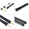 Picture of Keenso 80mm/120mm Black Carbon Fiber Screw Aluminum Car Short Radio Antenna Set Universal Aluminum Receiving Antenna Auto Accessories