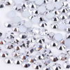 Picture of 1000 Pieces SS20 5mm Flatback Rhinestones Clear Glass Round Gems Crystals for Nail Art DIY Crafts Clothes Shoes Bags （Silver）