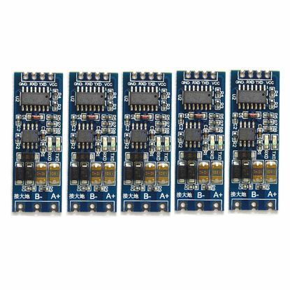 Picture of HiLetgo 5pcs TTL to RS485 485 to Serial UART Level Reciprocal Hardware Automatic Flow Control UART to RS485 Converter RS485 to TTL