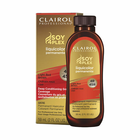 Picture of Clairol Professional Permanent Liquicolor for Dark Hair Color, 4r Light Red Brown, 2 oz