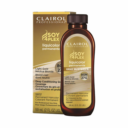 Picture of Clairol Professional Permanent Liquicolor for Blonde Hair Color, 8gn Light Gold Neutral Blonde, 2 oz