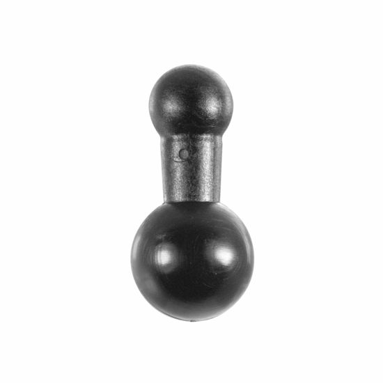 Picture of iBOLT 25mm / 1 inch to 17mm Composite Ball Adapter for Industry Standard Dual Ball Socket mounting arms- Works with All Industry Standard B Size/ 1 inch / 25mm and Garmin GPS 17mm Brackets