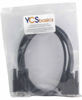 Picture of YCS basics Black 6 Foot DB9 9 Pin Serial / RS232 Male/Female Extension Cable